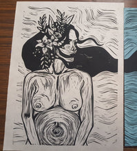 Load image into Gallery viewer, Mother - lino print