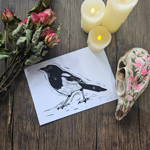Magnificent Magpie A5 Print