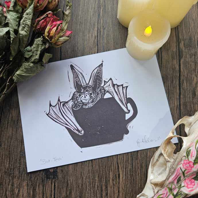 Bat -Tea  A5 print