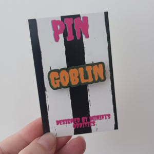 Goblin - Wooden Badge