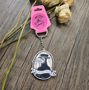 Fucketh that wooden keyring