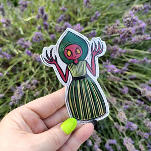 Flatwood monster sticker