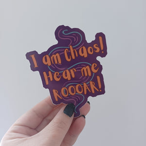 I am chaos sticker