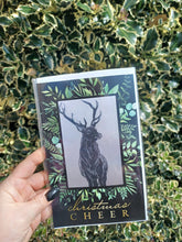将图片加载到图库查看器，Stag Christmas card