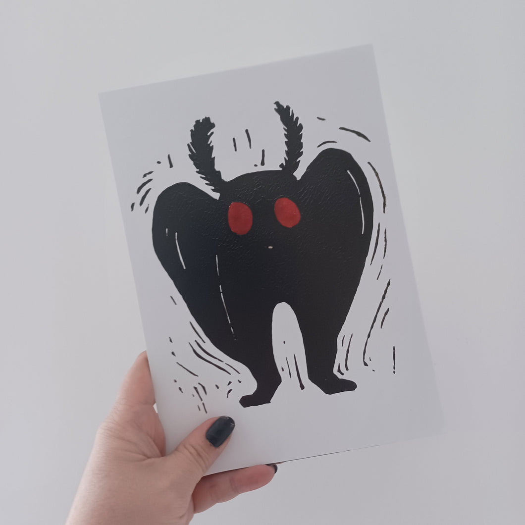 Mothman A5 print