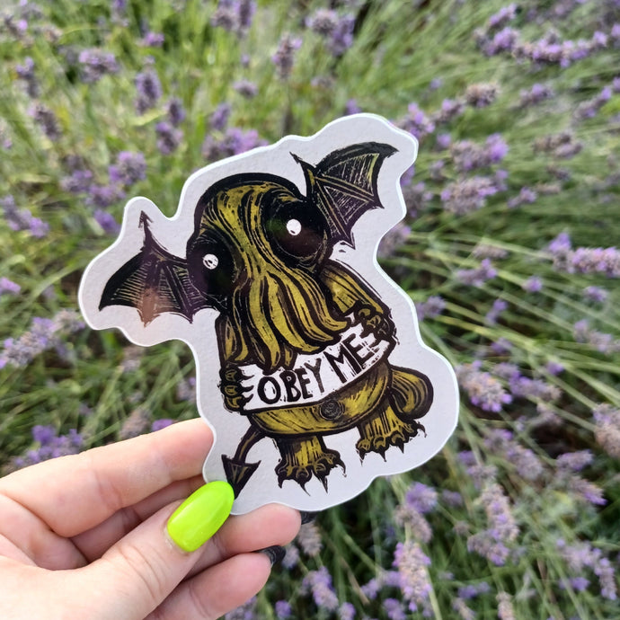 Baby Cthulu sticker