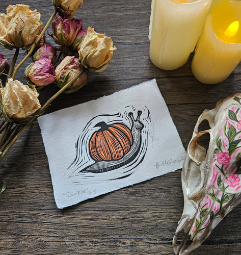 Twinkle. Limited Editon lino print