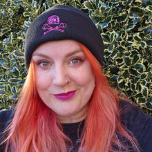 画像をギャラリービューアに読み込む, Black Beanie Hat- Minifi logo