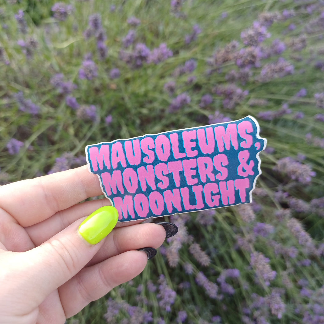 Mausoleums Monsters & Moonlight - sticker