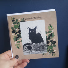 Load image into Gallery viewer, Yule Cat Christmas Card