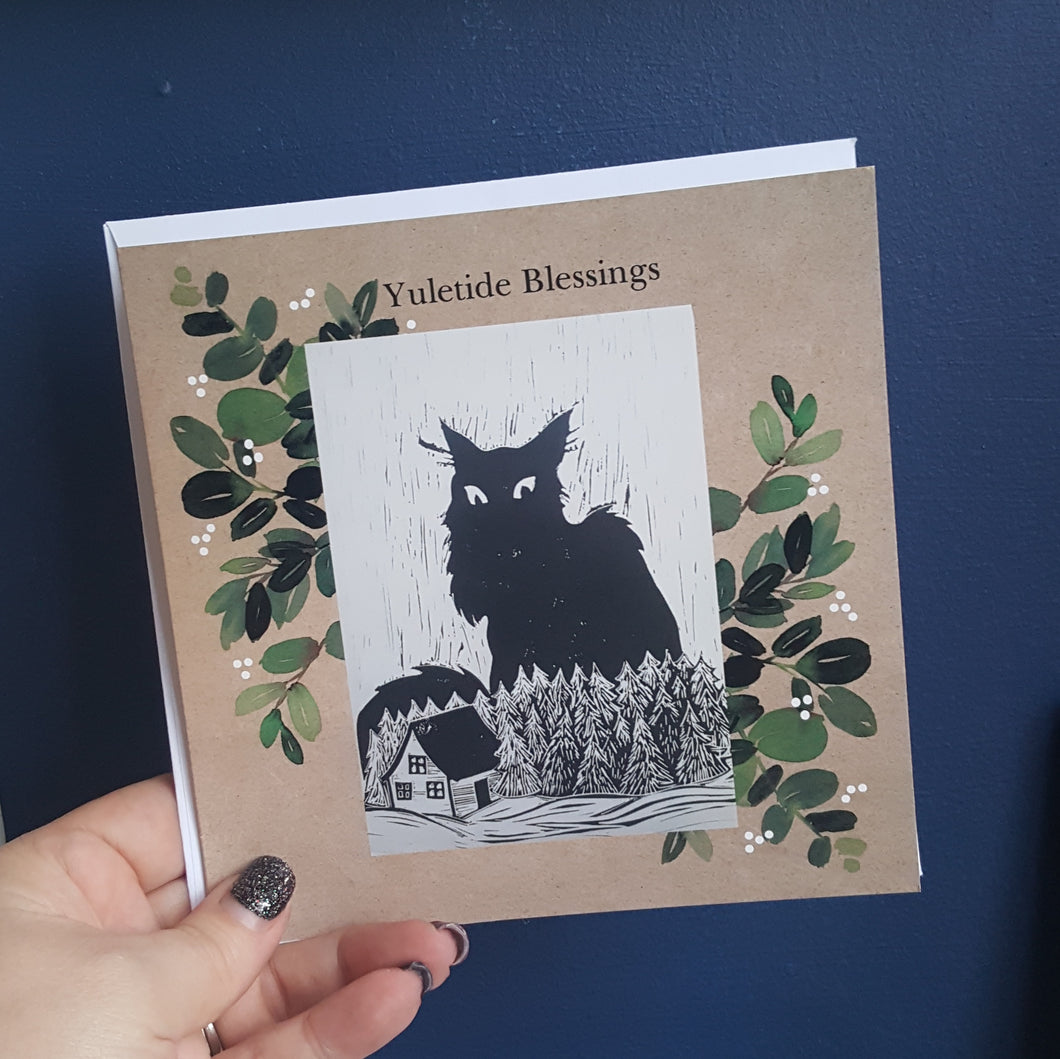 Yule Cat Christmas Card