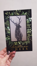 将图片加载到图库查看器，Stag Christmas card