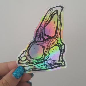 Iridescent Chameleon Sticker