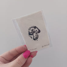 将图片加载到图库查看器，Mini Mushroom Lino Print