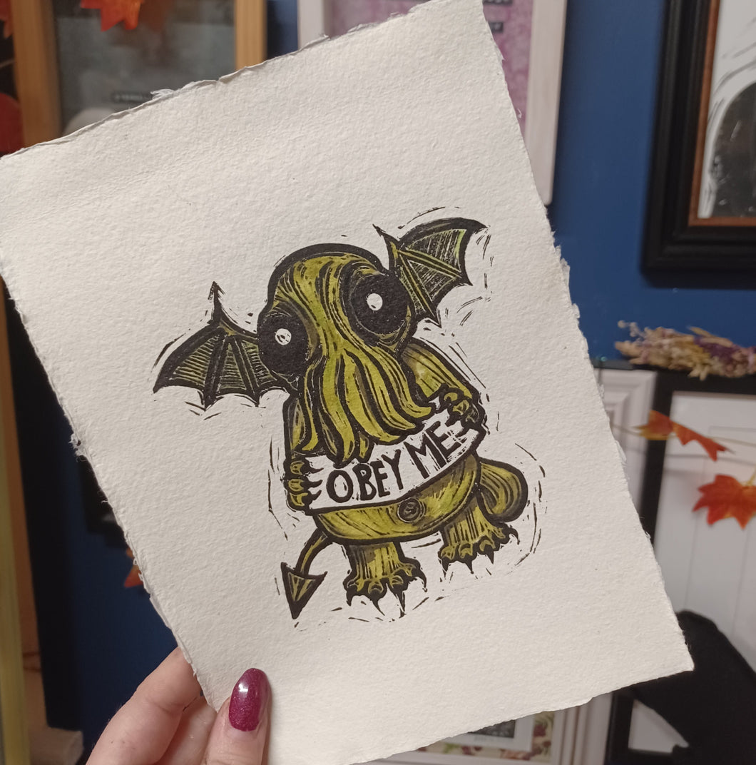 Baby Cthulu Print