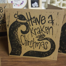 将图片加载到图库查看器，Have a Kraken Christmas-  card