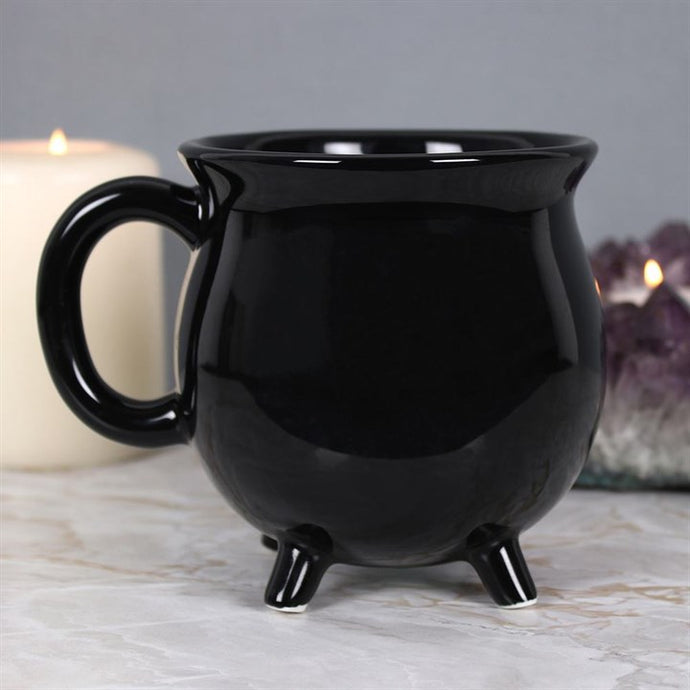 Black plain Cauldron mug