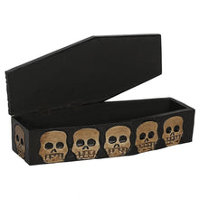 Load image into Gallery viewer, Wooden Skeleton coffin box